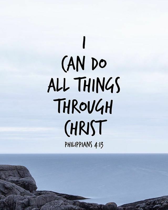 I can do everything through christ